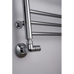 Strømberg VK1700 Ventilsæt hjørne, vendbar  - VK1700 Ventilsæt hjørne, vendbar i krom